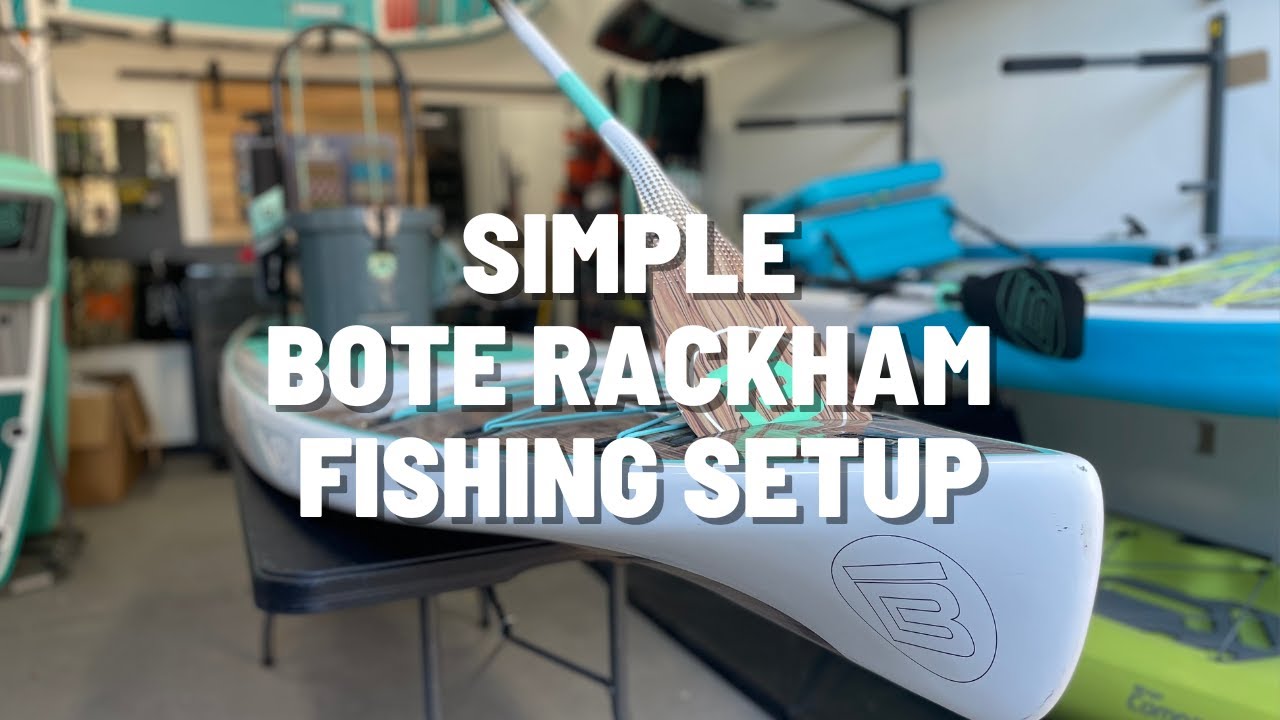 Bote Rackham Setup for Fishing!
