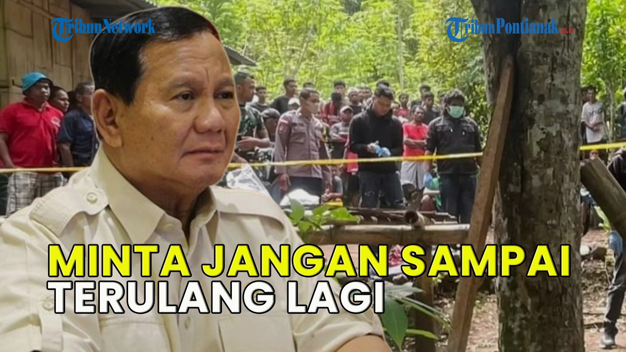 PRABOWO SOROTI KASUS ANAK SD DI NTT❗ MINTA JANGAN SAMPAI TERULANG LAGI