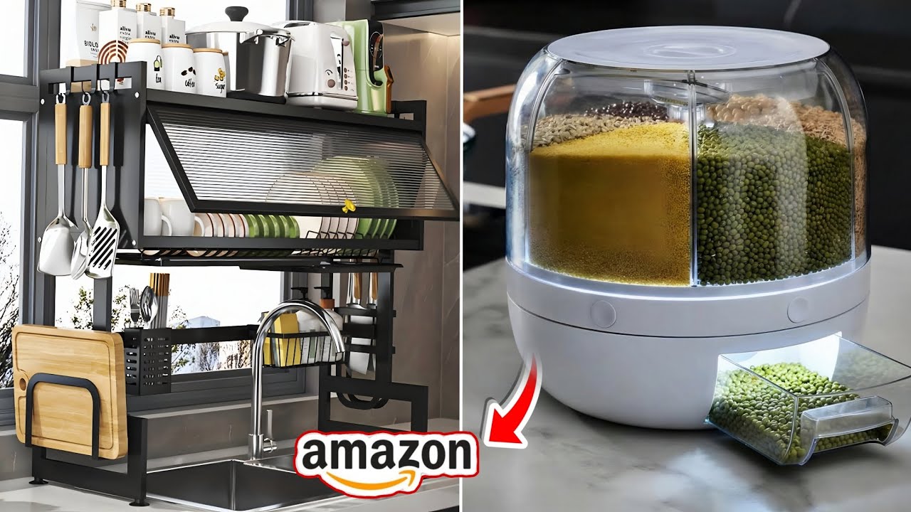 20 Amazon Finds for Tiny Countertops & Small Kitchens That Maximize Space !