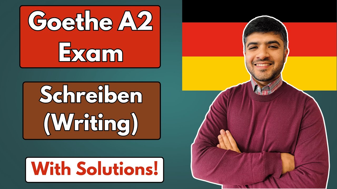 Goethe A2 Exam Schreiben | How to write an SMS/Email | Everything Explained in Detail