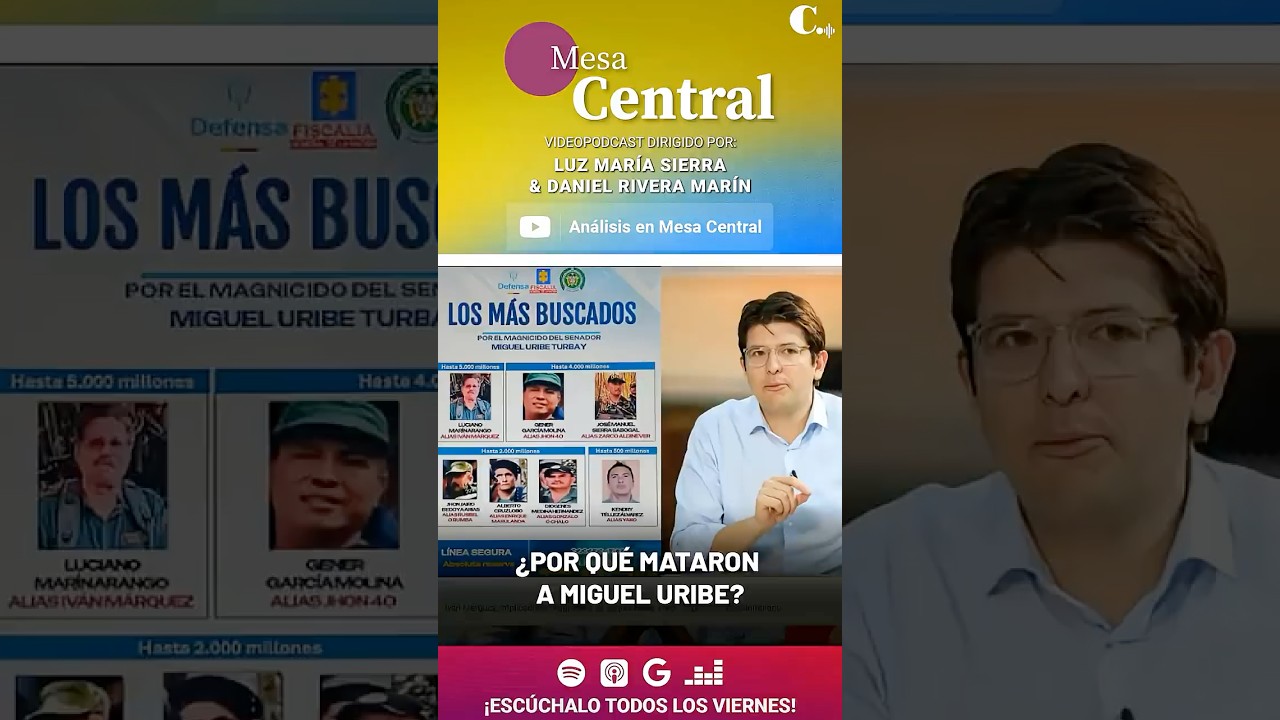 &iquest;Por qu&eacute; mataron a Miguel Uribe?