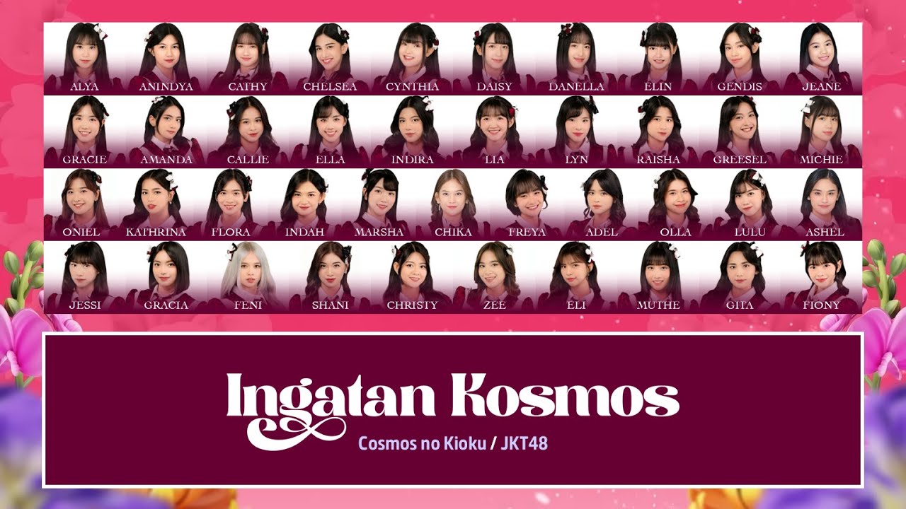 JKT48 – Ingatan Kosmos (Cosmos no Kioku) [Color Coded Lyrics ID/JP/EN]