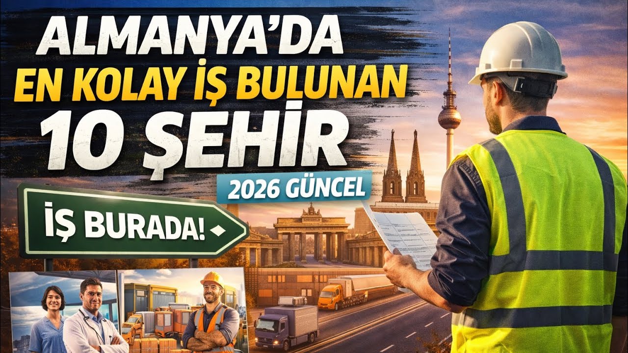 Almanya’da En Kolay İş Bulunan 10 Şehir (2026 Güncel)