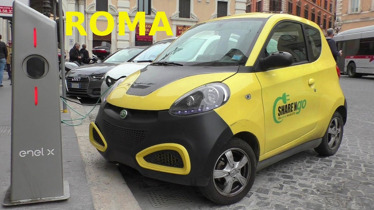 Sharengo ROMA - Electric Car Sharing Service Rome - Share'ngo  Rom