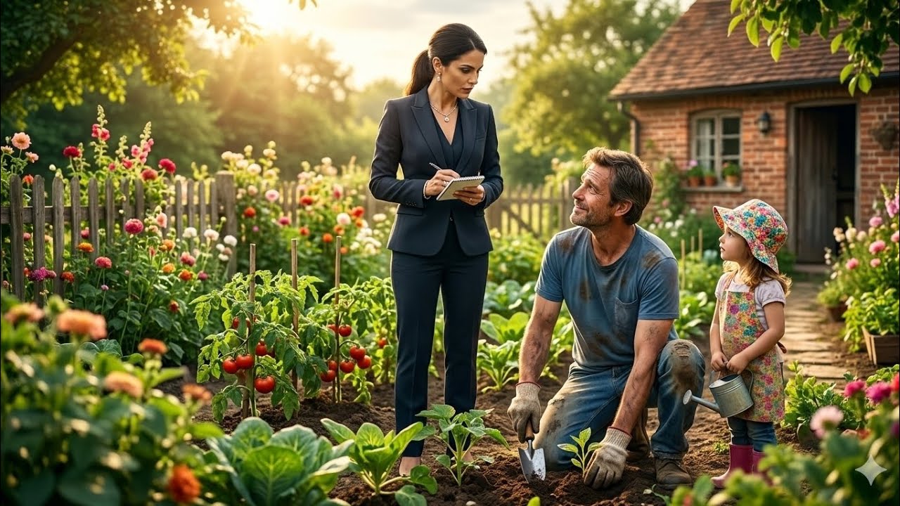 A Beautiful Female CEO Appeared in a Single Dad's Garden—