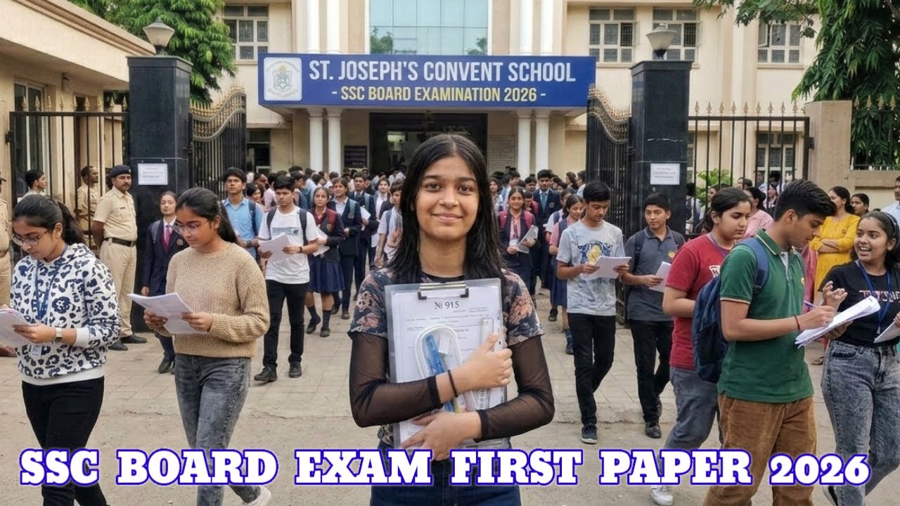 SSC BOARD EXAM FIRST PAPER 2026 📝 #viralpost #viralvlogs #ssc2026 