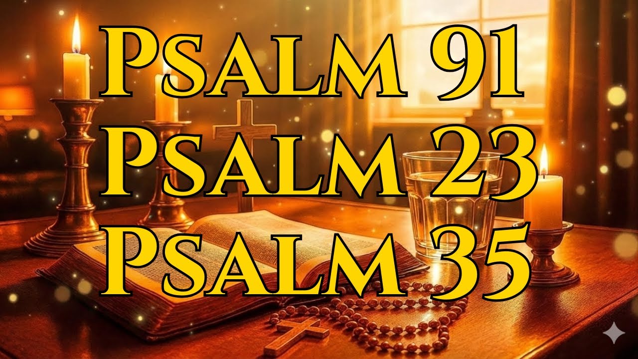 Night Prayer for Peace & Protection | Psalm 91, Psalm 23, Psalm 35 Before Sleep | Powerful Prayers