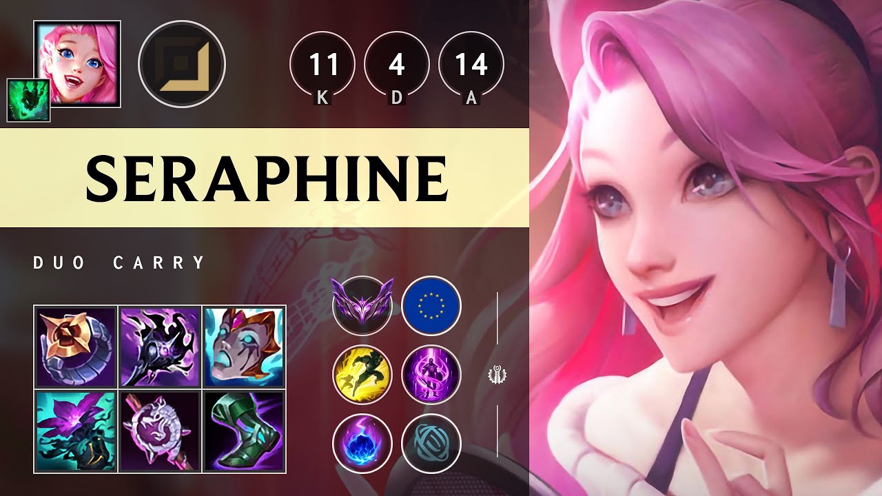 Seraphine Carry vs Miss Fortune: Legendary - EUW Master Patch 14.17