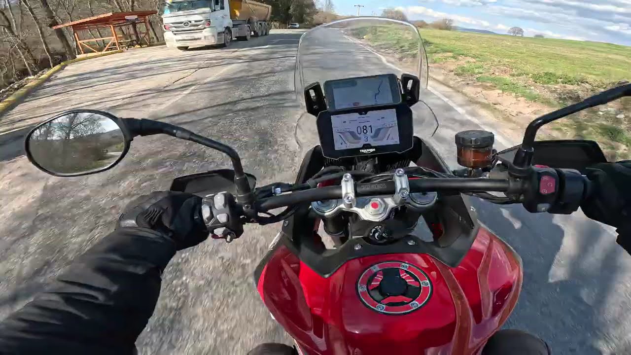 İznik S&ouml;l&ouml;z turu 4/8 Triumph Tiger 900 GT Aragon