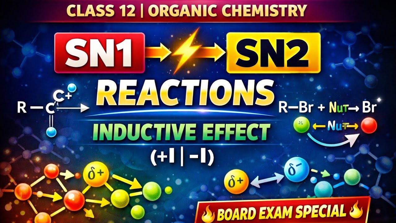 Class 12 Organic Chemistry Important Organic Reactions Lecture 02 
