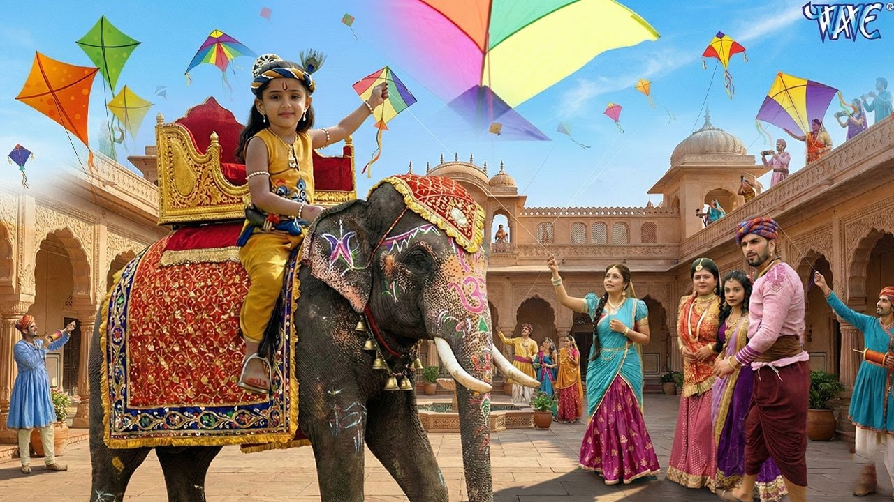 हाथी की सवारी और पतंगों की बहार 🐘🪁 | मकर संक्रांति स्पेशल | Flying Kites & Indian Tradition