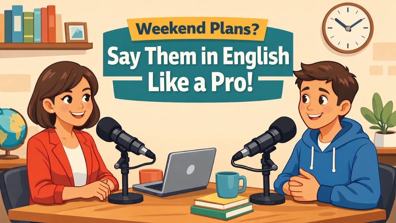 Weekend Plans? Say Them in English Like a Pro! | Easy English Conversation