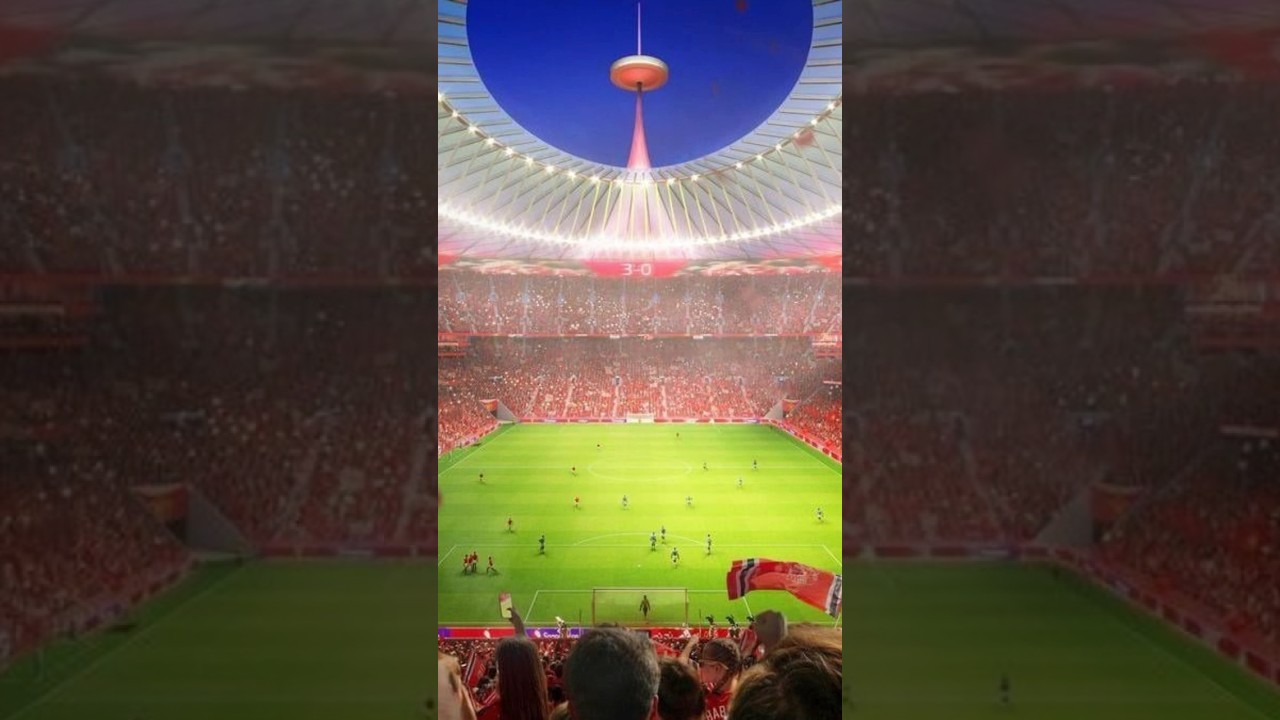 Manchester United unveil plans to build 100,000 seater stadium. The biggest stadium in the UK.