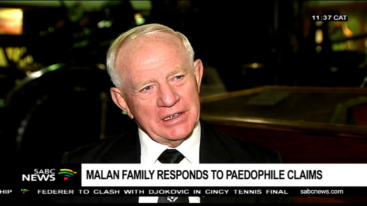 Malan family responds to paedophile claims
