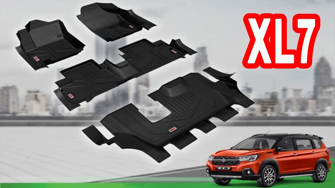 Thảm Lót Sàn Xe Suzuki XL7 Cao Cấp 3D Tràn Viền Bằng Nhựa TPE
