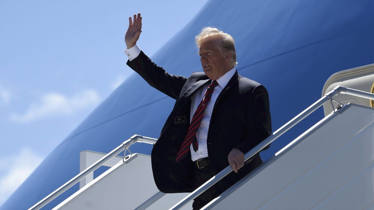 Donald Trump arrives in Canada ahead of G7 meeting