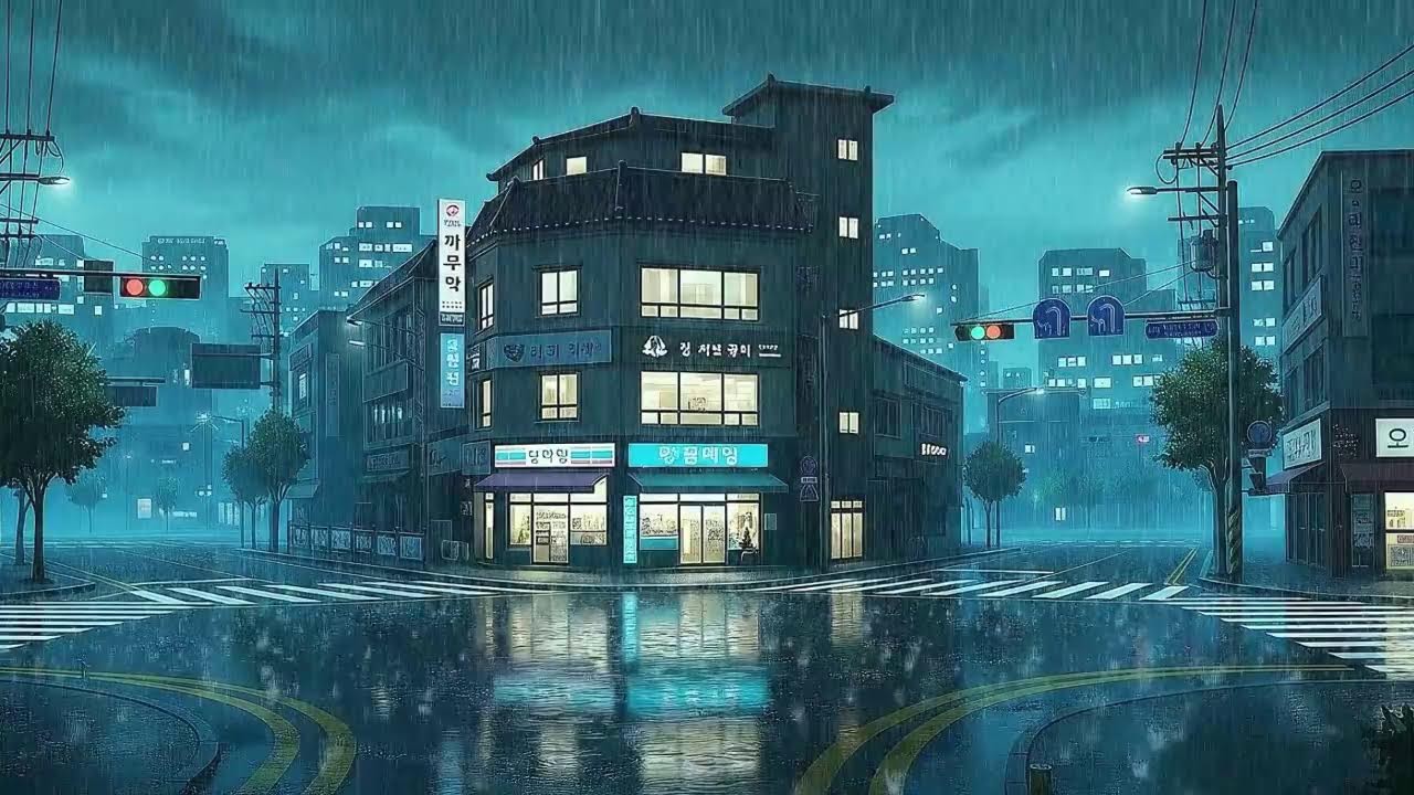 Rain Sounds & Lofi for Deep Focus in a Quiet Korean Mood When You Can’t Focus 😌