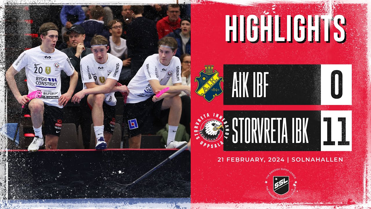 Highlights AIK IBF vs Storvreta IBK 0-11