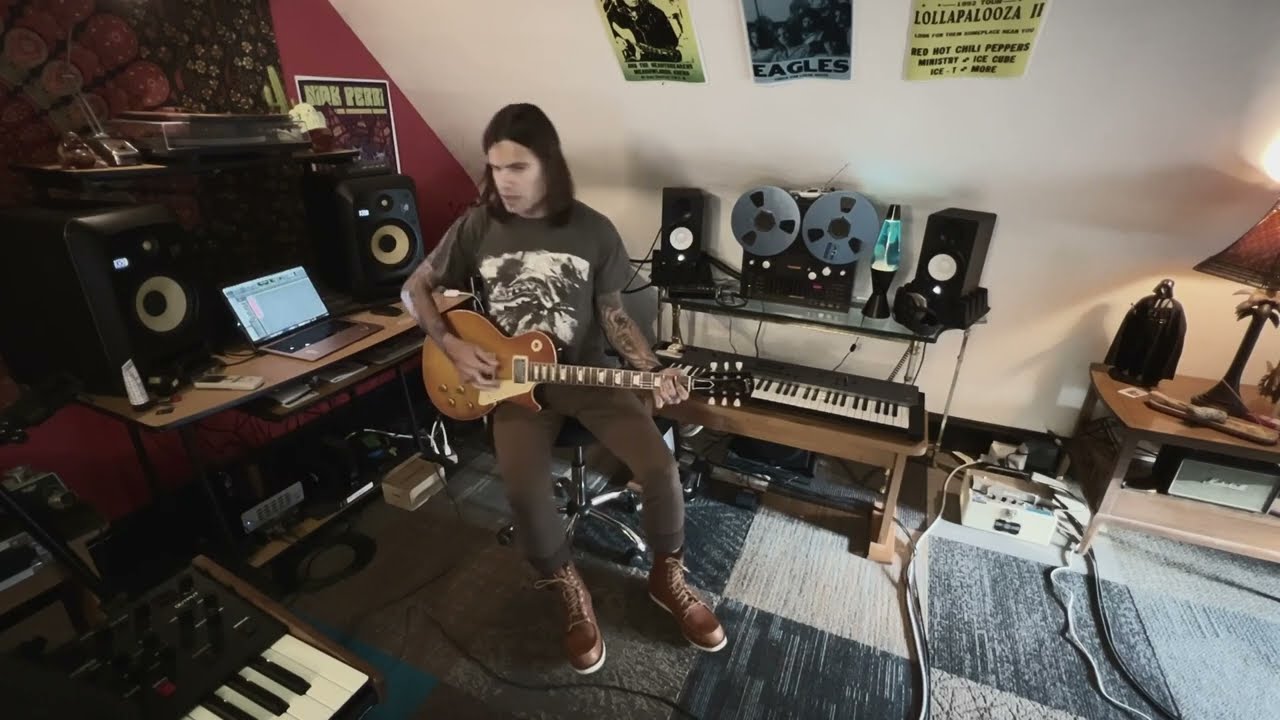 Nick Perri demos - JW PAF pickups - for The Pink Guitar Project