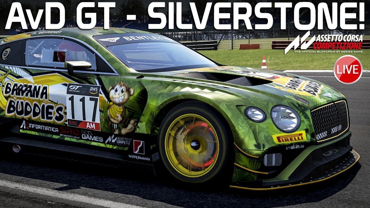 Banana-Buddies In England! Training für Silverstone! AvD GT Challenge | LIVE