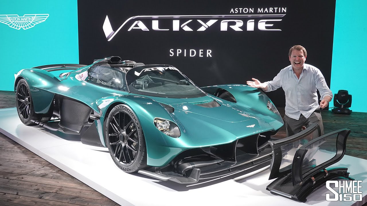New Aston Martin VALKYRIE SPIDER! First Look and Roof Installation Process