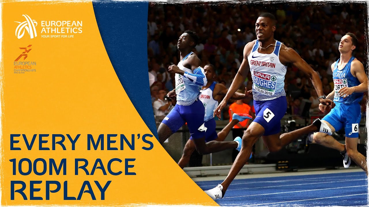 MARVELLOUS Racing - Every Men’s 100m Race Berlin 2018