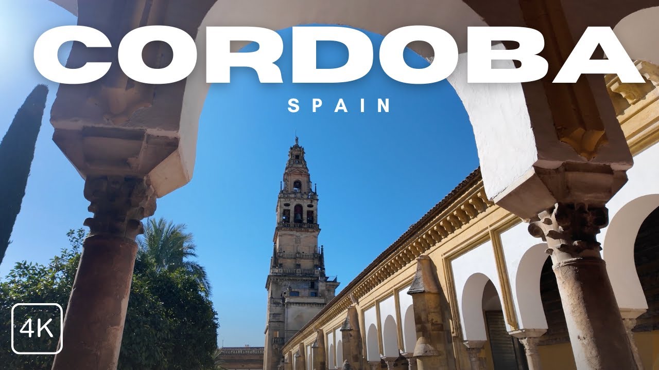 Walking Tour of Cordoba, Spain 🇪🇸 4K City walk in Cordoba