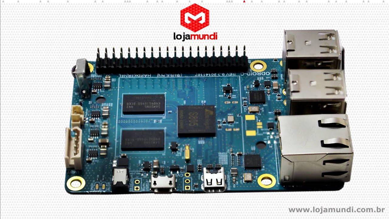 V&iacute;deo ODROID C1 &eacute; na Lojamundi