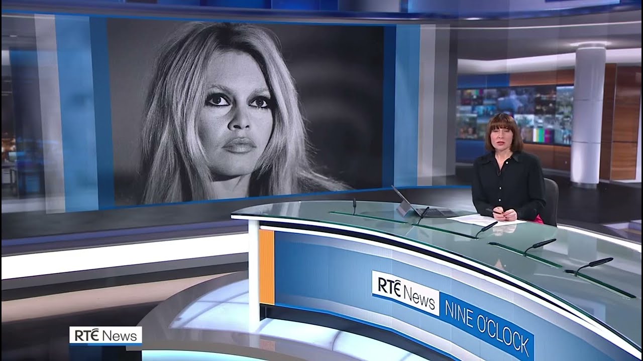 Brigitte Bardot's death reported on RTÉ News (28th December 2025)