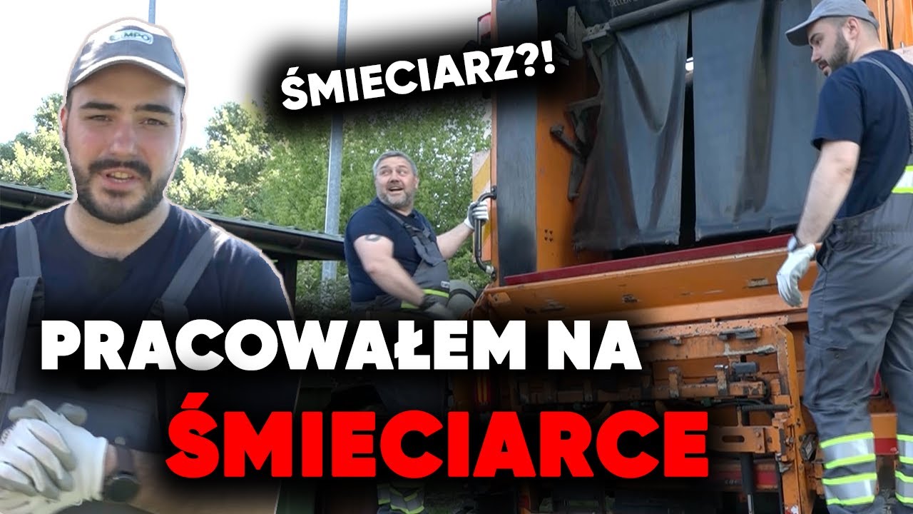 KULISY PRACY NA ŚMIECIARCE. 