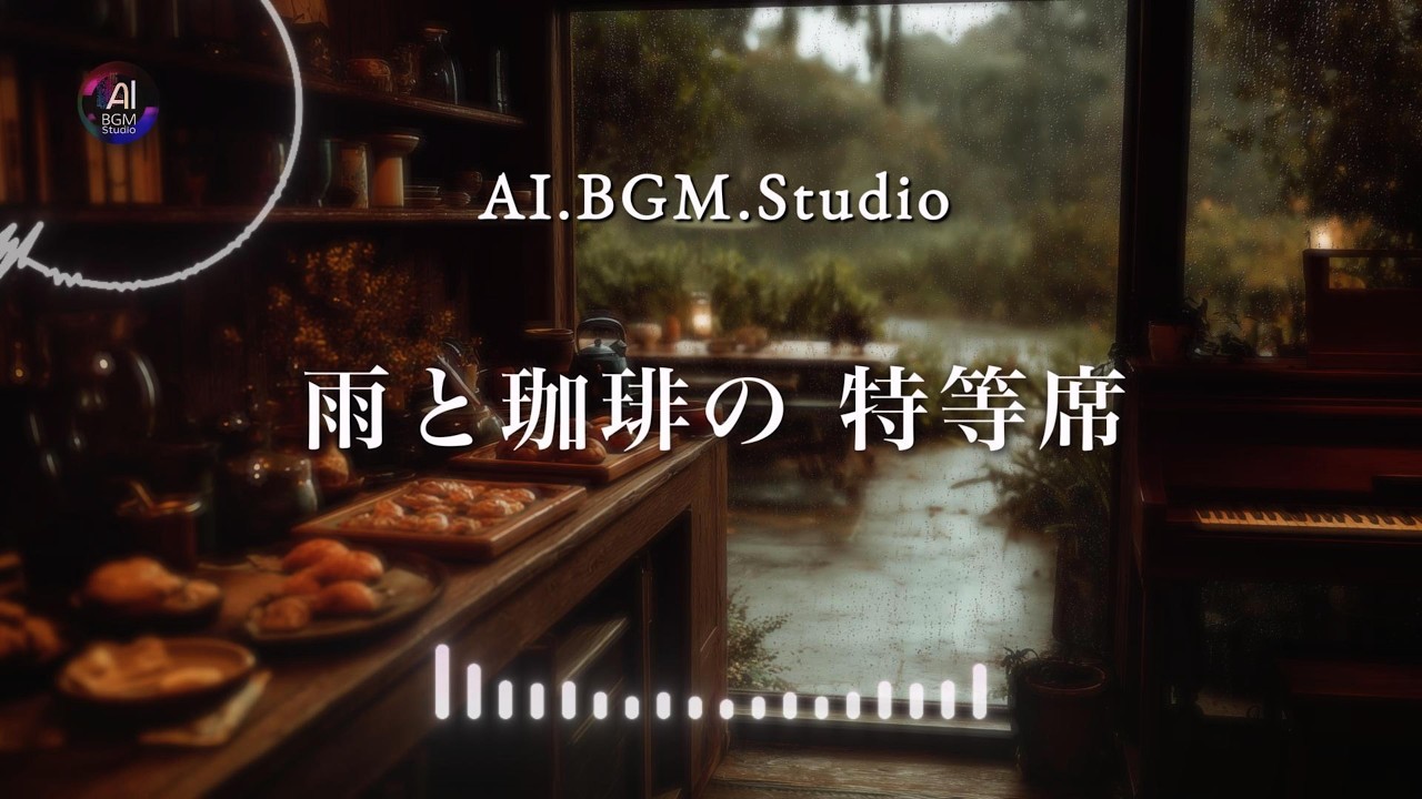 【雨の日のカフェBGM】窓を伝う雨と過ごす、温かいアナログサウンド洋楽 1時間｜Analog Warm