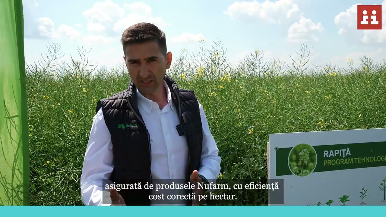 Tehnologie Nufarm pentru protecția culturii de RAPIȚĂ - Agrii Practic (Sinești IL)