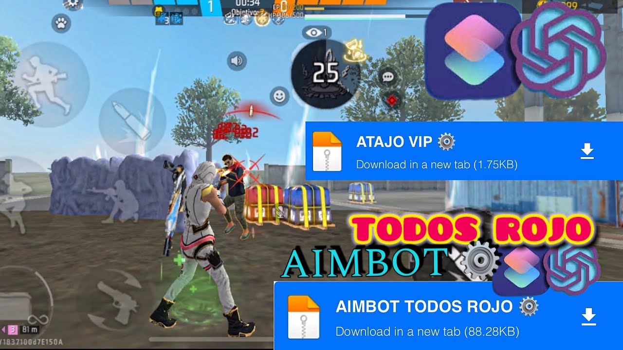 AIMBOT 100% TODOS ROJO PARA ANDROID ⚙️