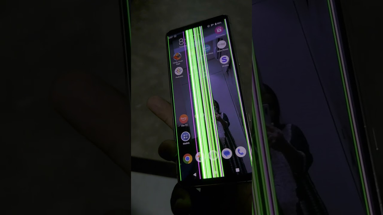 Green line issue in Sony xperia 5 mark 2. 