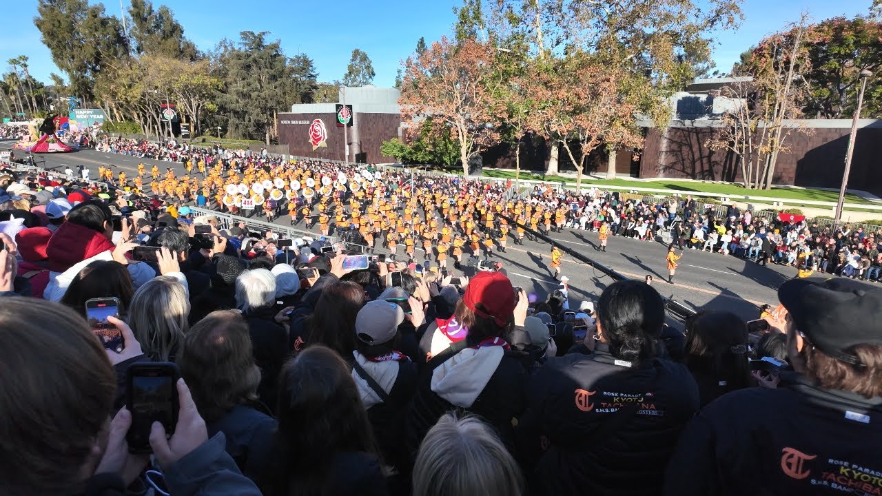 Kyoto Tachibana SHS Band Rose Parade 2025 4K
