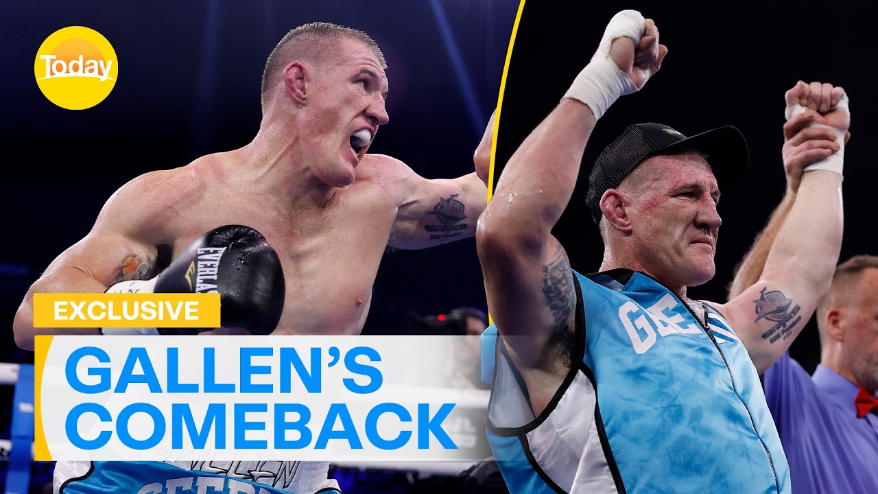 EXCLUSIVE: Paul Gallen set for comeback fight with rugby league great | Today Show Australia