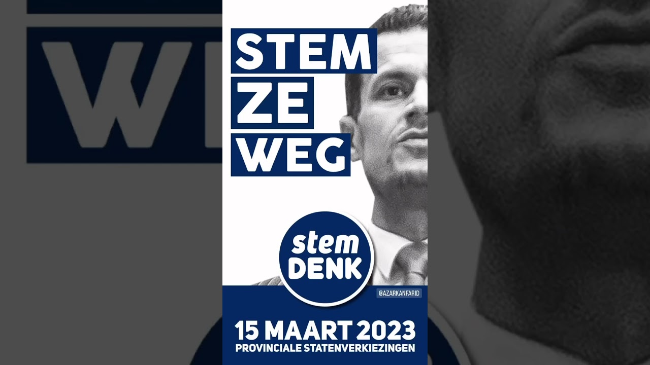 Stem ze weg! Stem op 15 maart DENK! #provincialestatenverkiezingen #stemDENK #DENKvoorIedereen