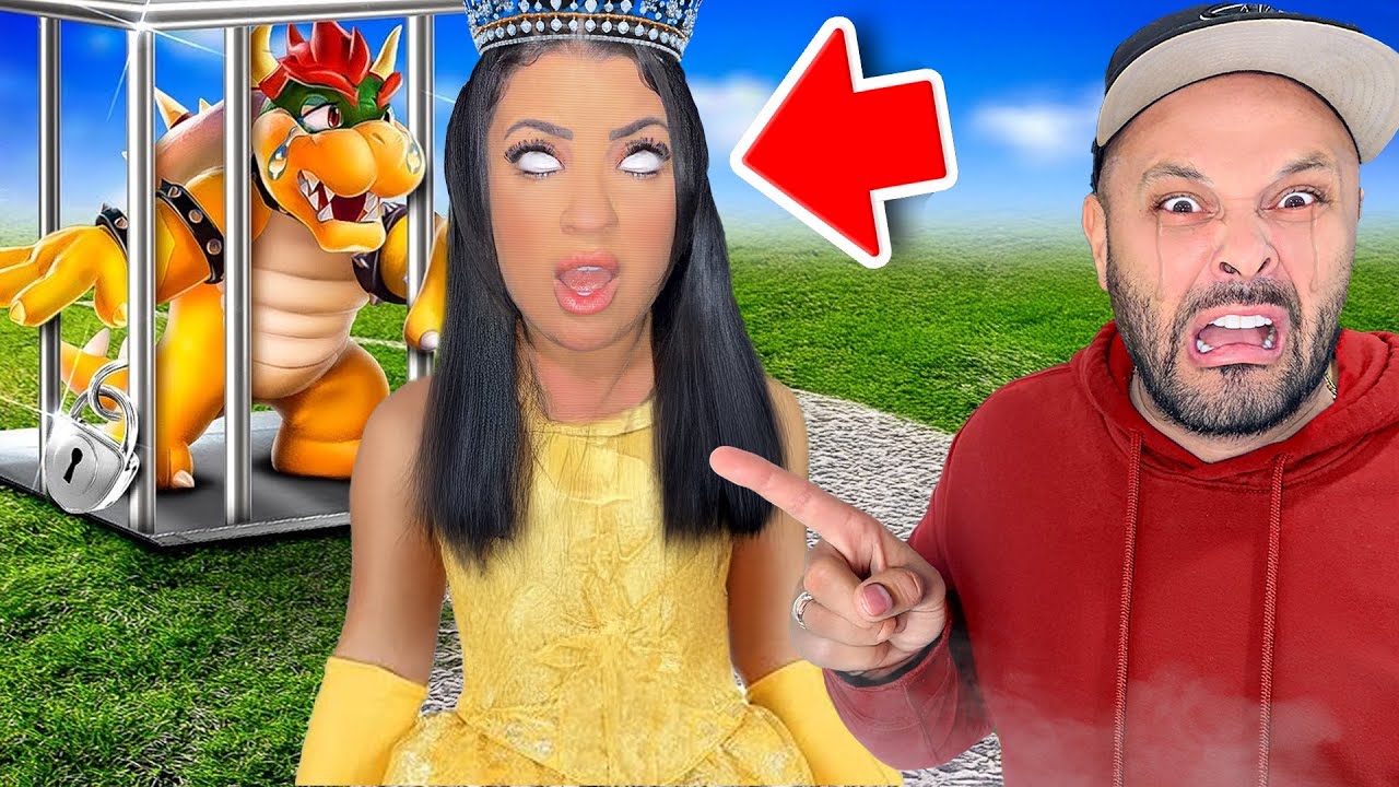 SHE Transformed Into EVIL PRINCESS PEACH