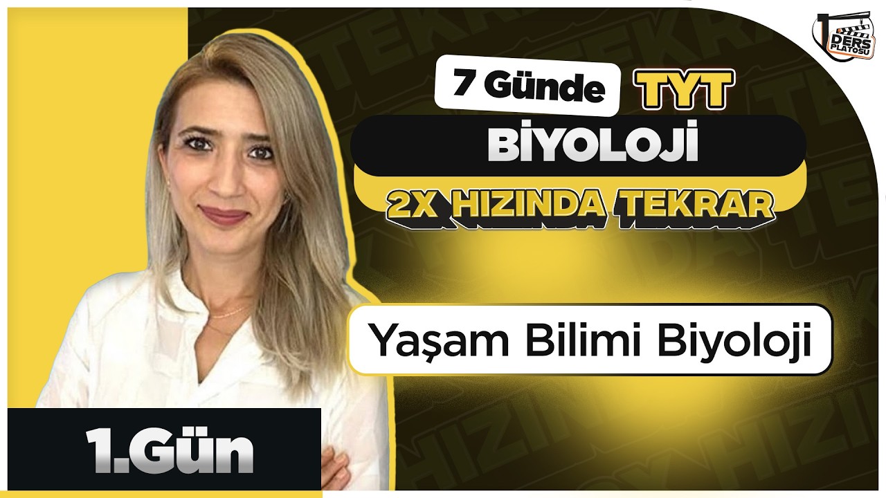 1. Gün / YAŞAM BİLİMİ BİYOLOJİ /SORU ÇÖZÜMÜ🧬