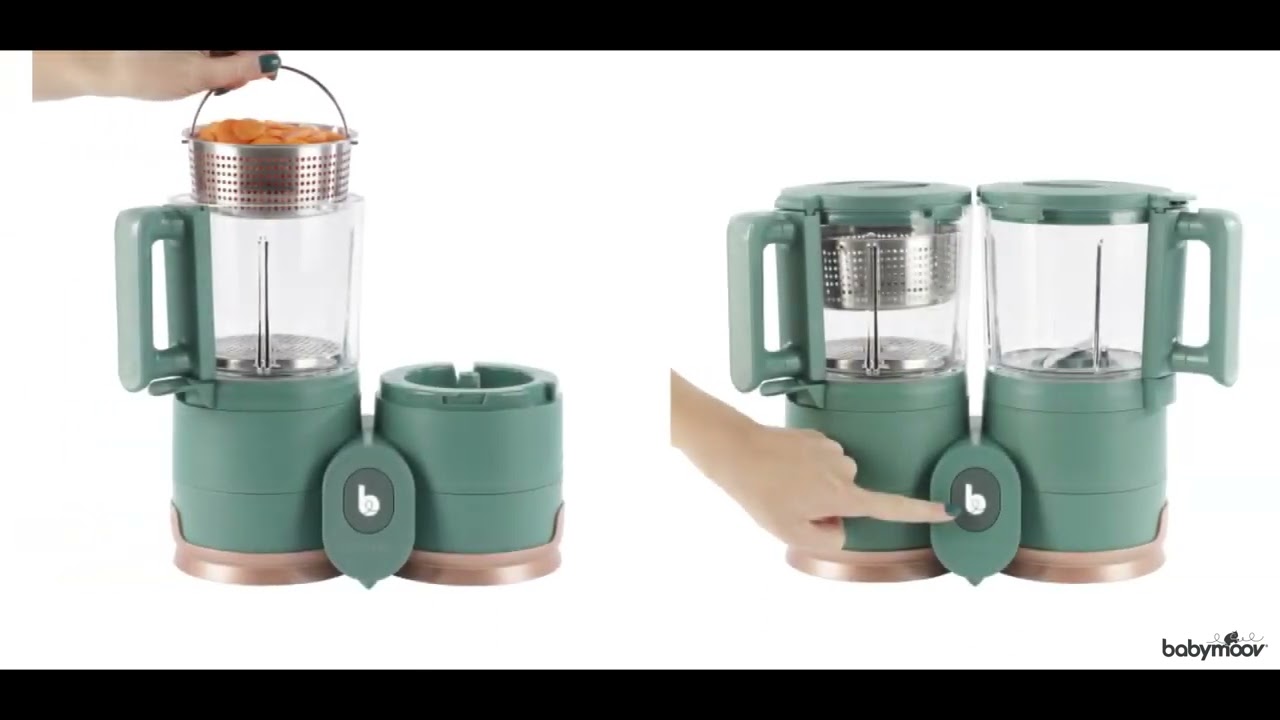 Babymoov NUTRIBABY GLASS - блендер-пароварка