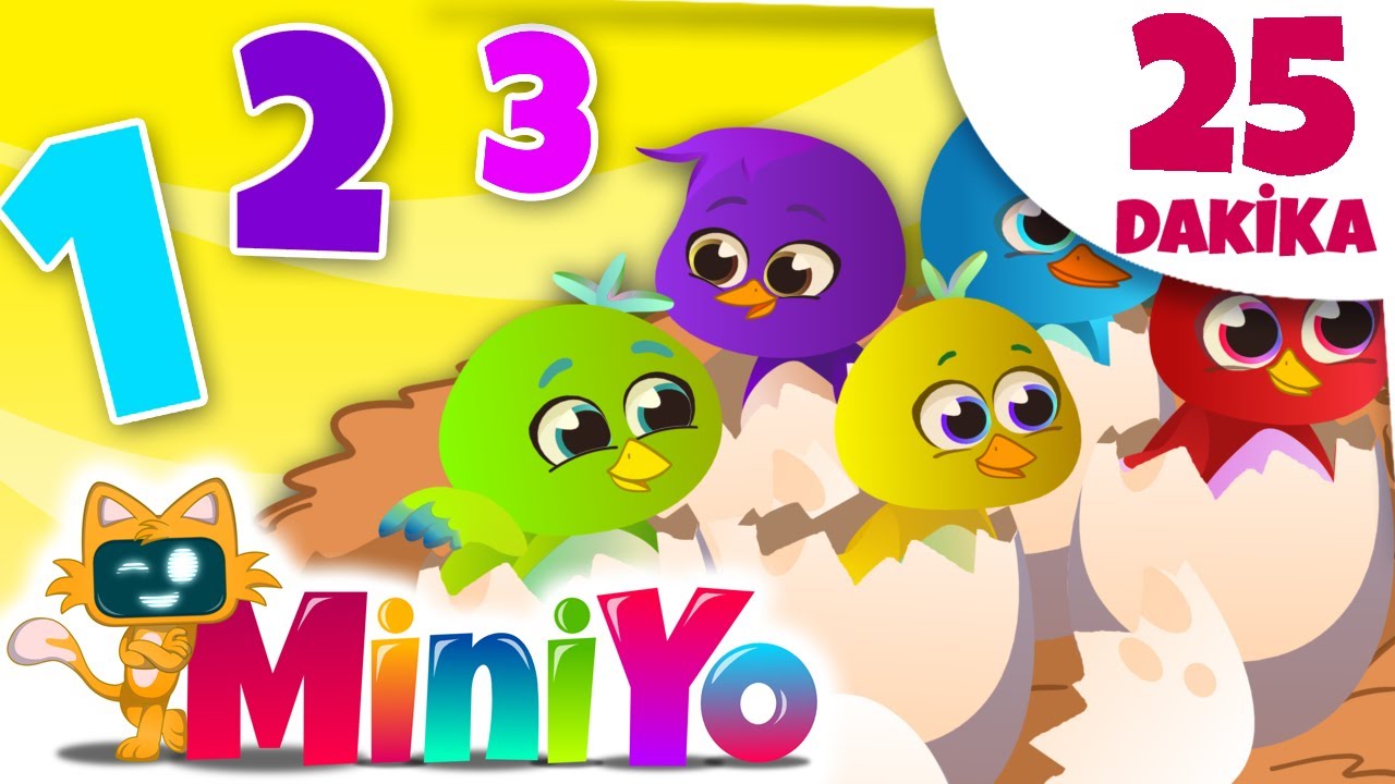 Sayıları Öğreniyorum Şarkısı + Miniyo Eğitici Çocuk Şarkıları | 25 Dakika
