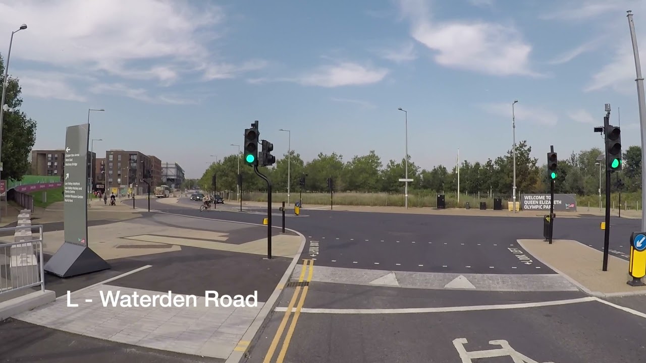 New streets in Stratford! Hackney Wick sttation to Lee Valley Hockey & Tennis Centre please!