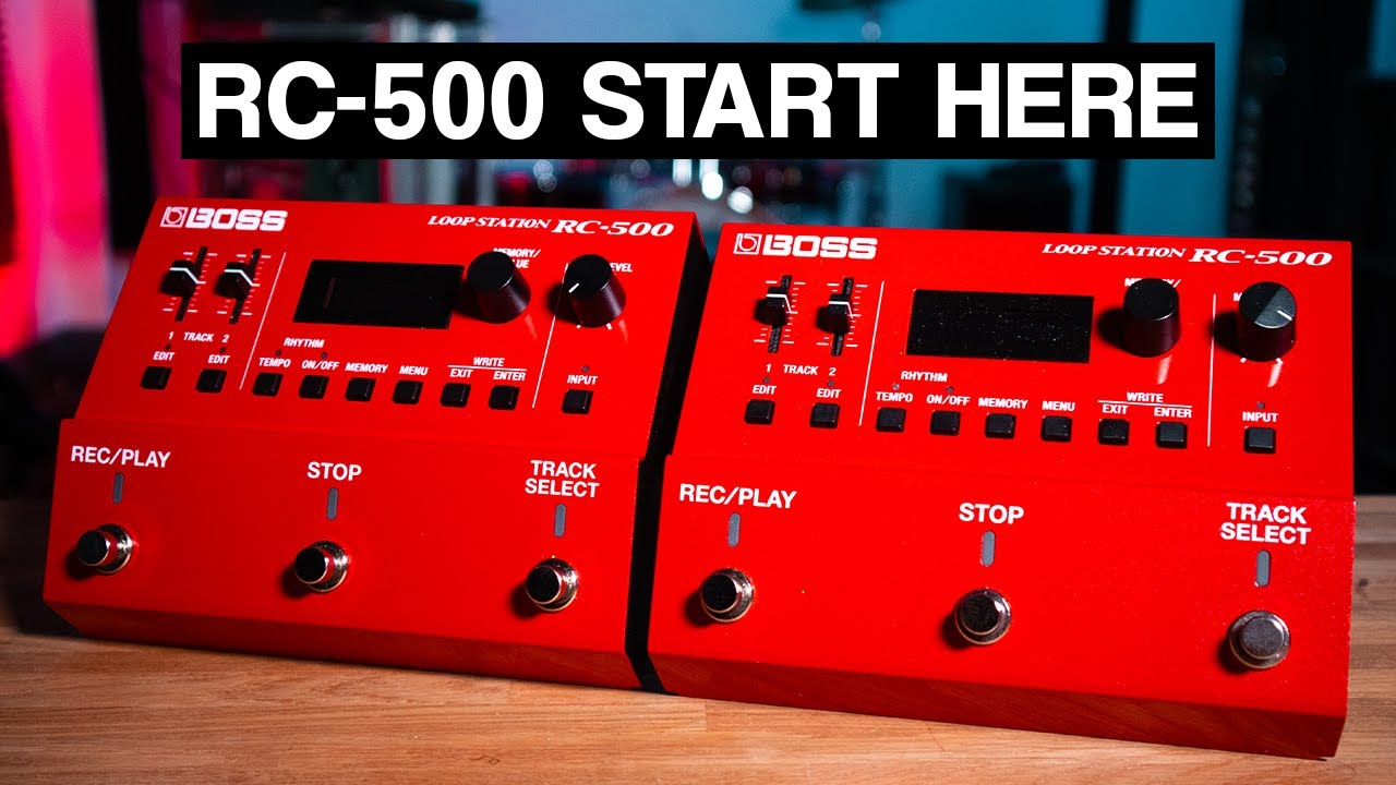 BOSS RC-500 Walkthrough And Setup - Beginner Guide