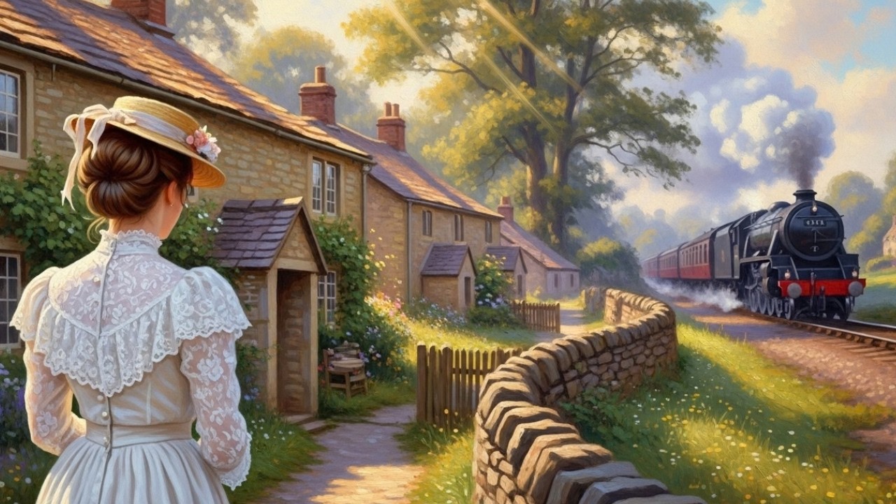 Quiet Yorkshire Villages 1890 | A Victorian Train Through England