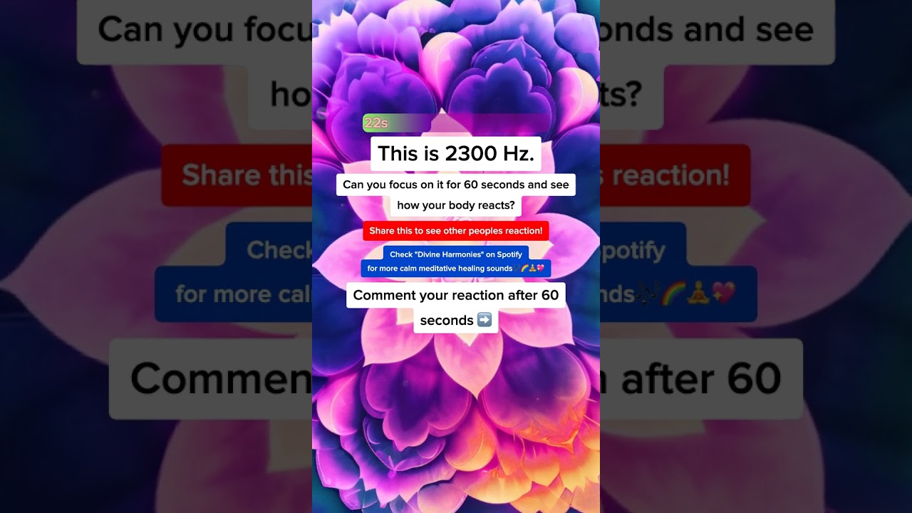 😎 Are You Focused? Let #2300Hz Be the Judge! Try Staying For 60 Seconds!