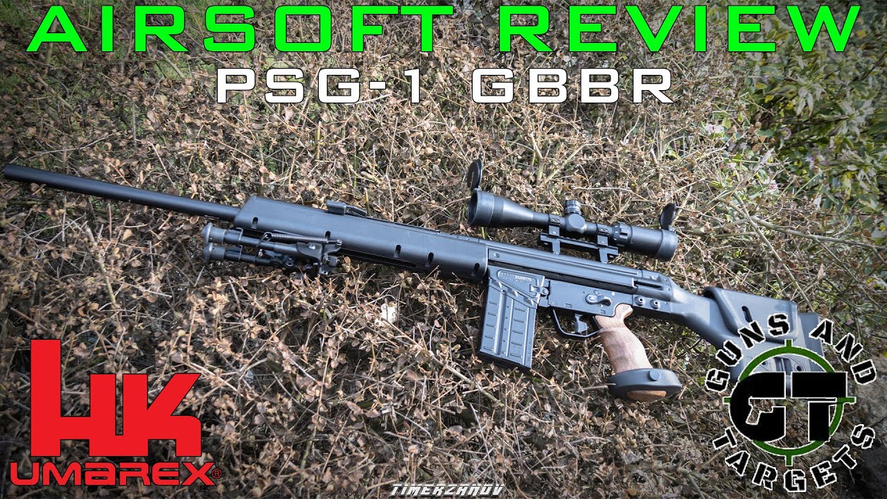 Airsoft Review #47 Umarex HK PSG-1 GBBR VFC/Umarex (GUNS AND TARGETS) [FR]