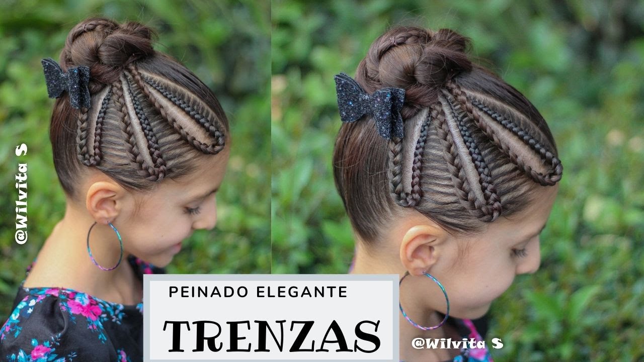 🔴 Peinados Fáciles y ELEGANTES Paso a Paso / Tutorial trenzas de moda /WILVITA 2019❤
