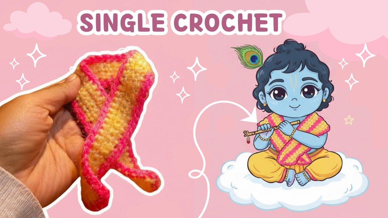 Single Crochet Tutorial | Make Crochet Scarf | Simple and Easy Crochet |