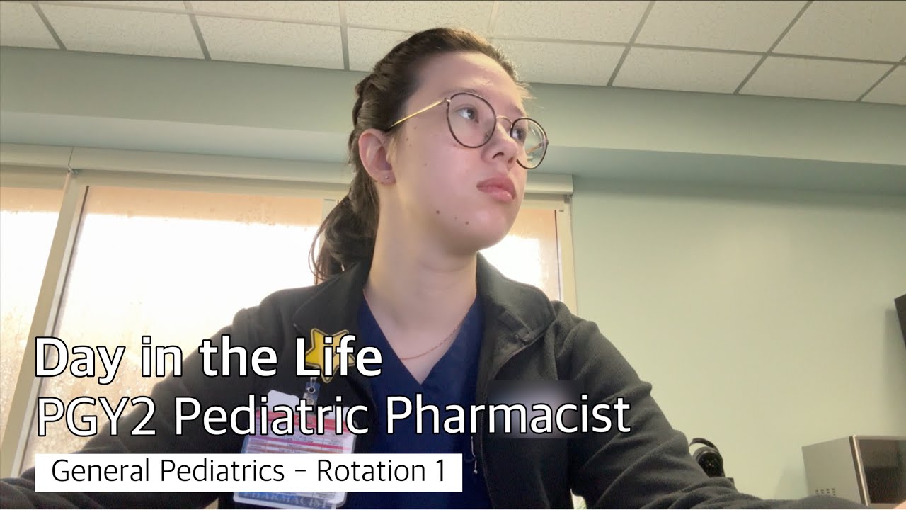 Day in the Life of a PGY2 Pediatric Pharmacy Resident (General Pediatrics Rotation)