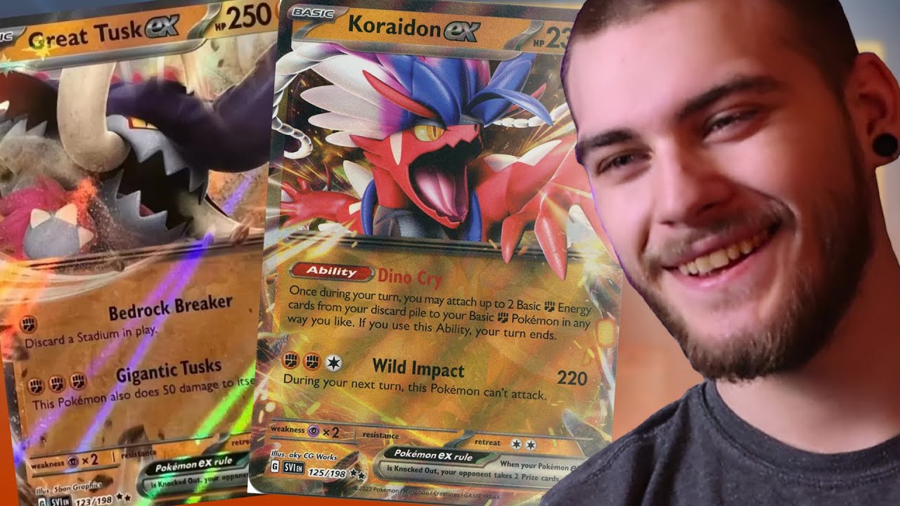 Koraidon ex Is a BEAST With Great Tusk ex! - Pokemon TCGL